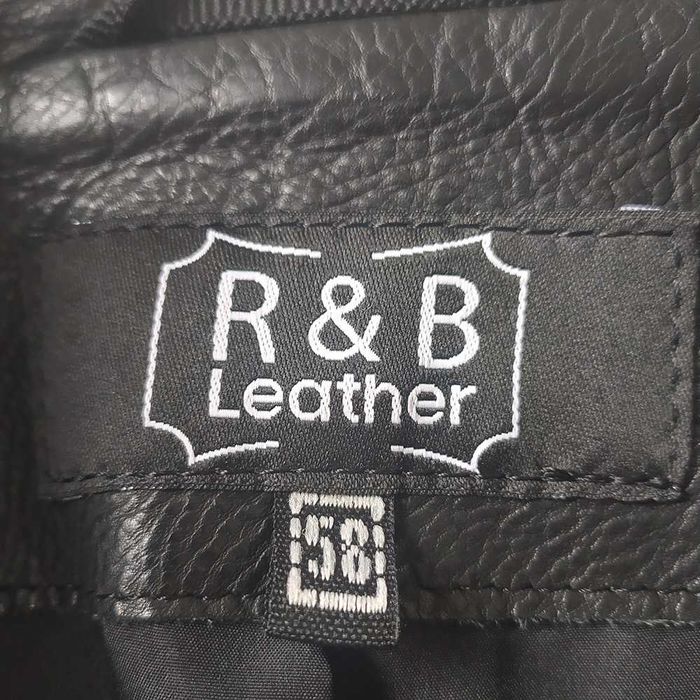 Нова шкіряна куртка R&B leather преміум якості