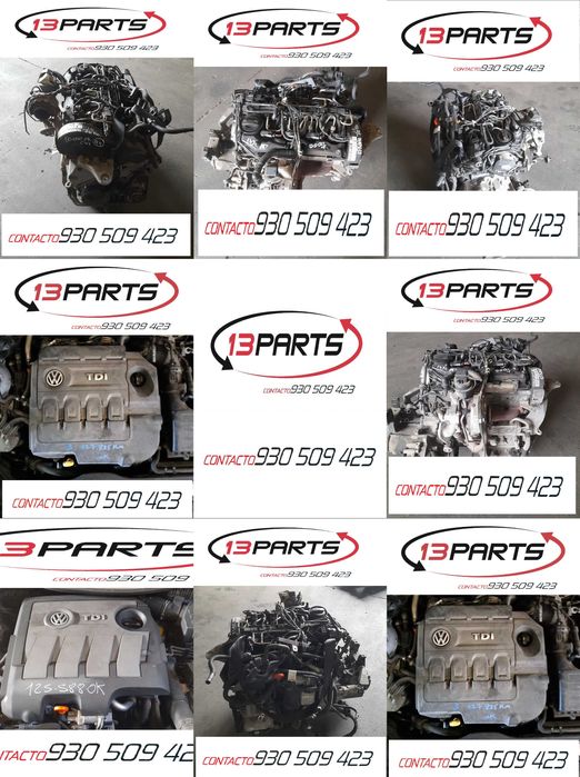 Diversos Motores VW Seat Audi Skoda VAG 1.6 TDi CAYA CAYB CAYC CAYD