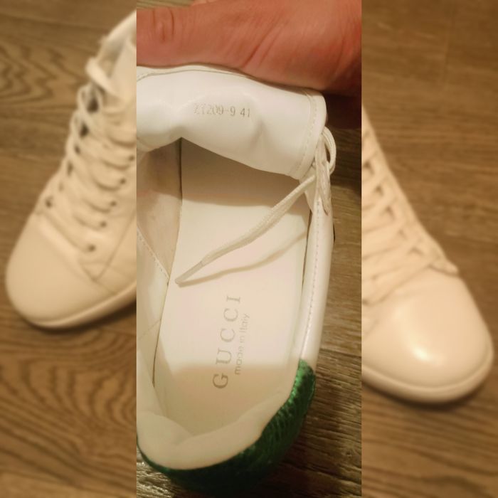 GUCCI белые кеды