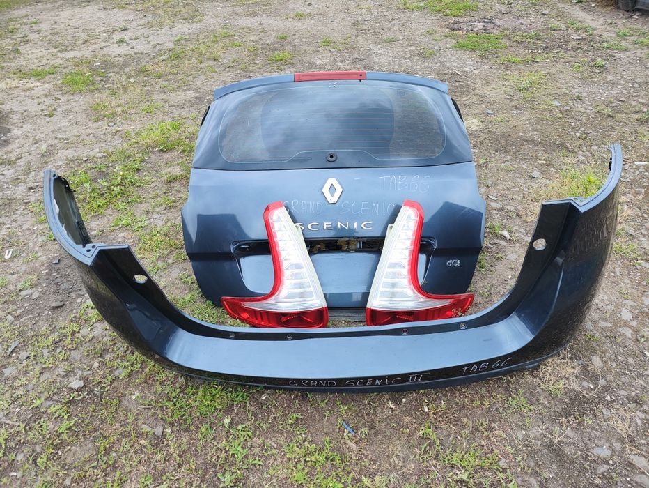 Renault Grand Scenic III 2009-2015 кришка багажника колір TAB66