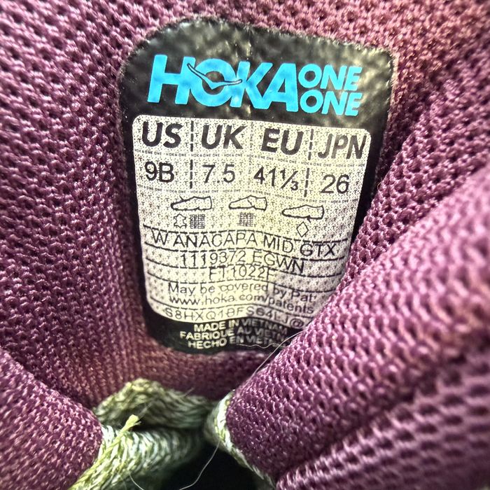 Черевики Hoka Anacapa Mid GTX (Розмір 41.4) 1119372-EGWN