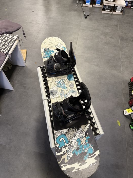 Deska snowboardowa BURTON 125 cm + wiązania burton s/m Sklep Kraków
