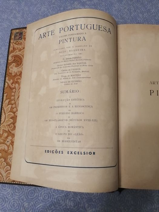 Arte Portuguesa: Artes Decorativas, Pintura, Arquitectura e Escultura.