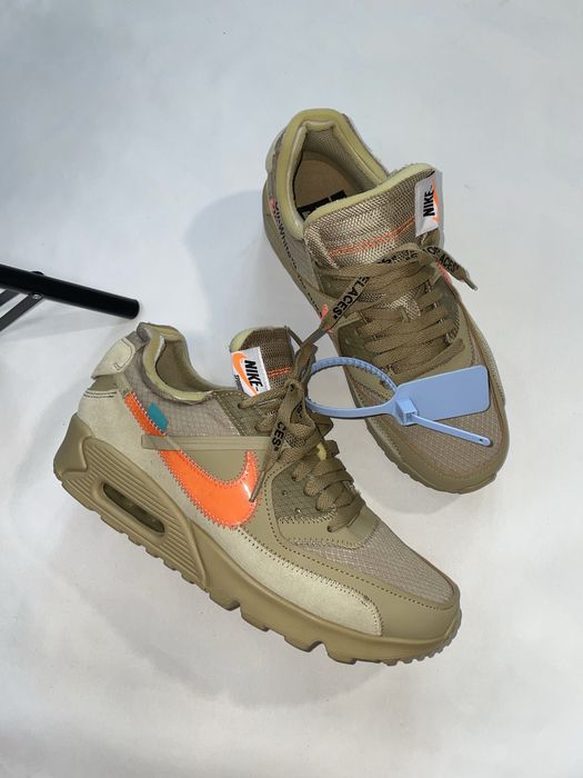 Кросівки Nike Air Max 90 x Off-White «Desert Ore»