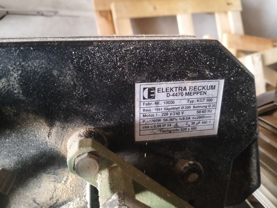 Ukośnica piła stołowa electra beckum kgt 500