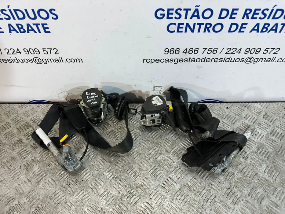 Conjunto Cinto De Segurança Frontal Direito Esquerdo Original Alfa
