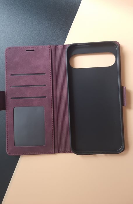 Etui do Google Pixel  9 Pro XL smukły case z KLAPKĄ, portfe