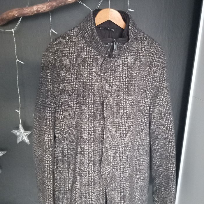 Plaszcz zara r. 44 kolor szarosci