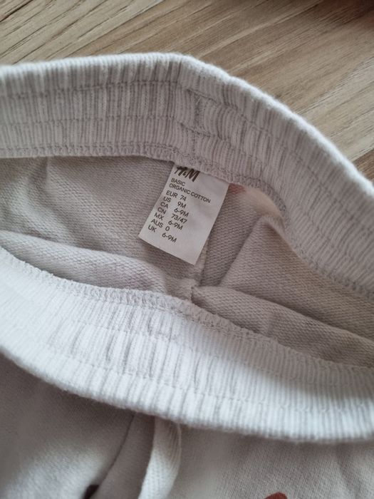 Bluza z kapturem r.68  5-10-15 i spodnie h&m r.74
