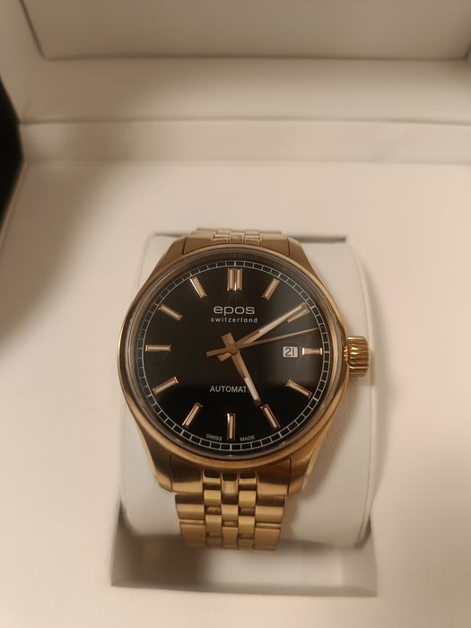 Szwajcarski zegarek męski  epos passion automatic 3501  złoty