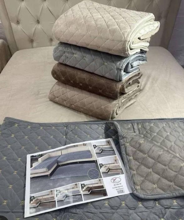 Накидки дивандеки на диван и кресла многофункциональные 3 в 1