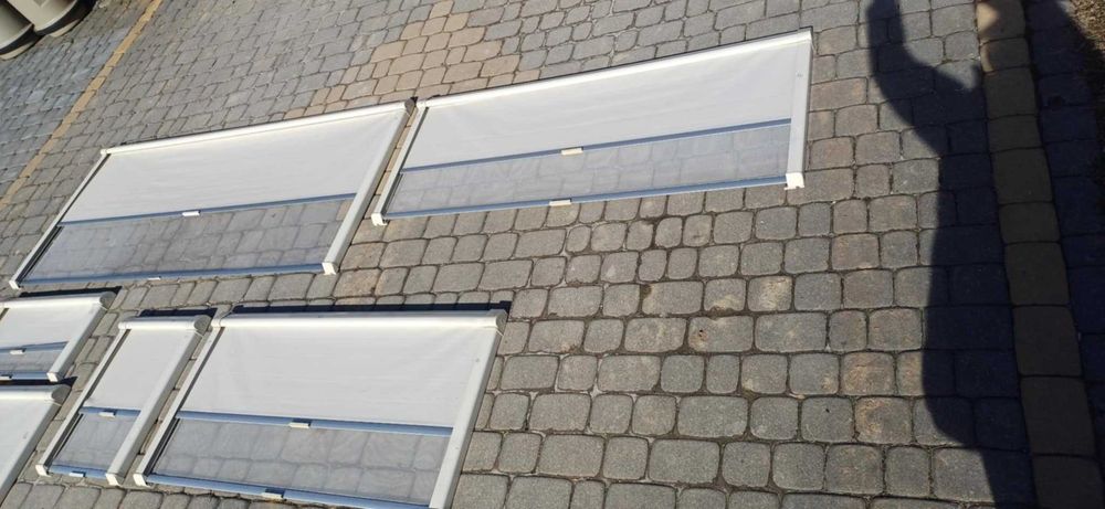 Roleta z moskitierą przyczepa kempingowa kamper