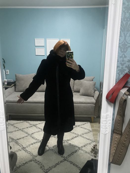 Натуральна мутонова шуба