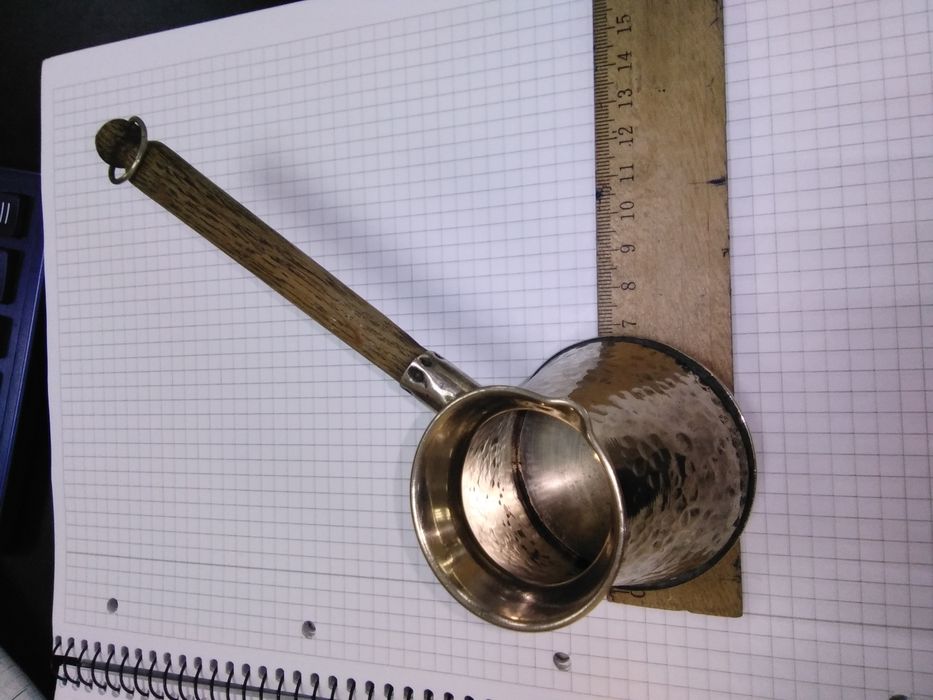 Турка джезва кофеварка мідь покрит срібло Армения раритетСССР 70-100мл