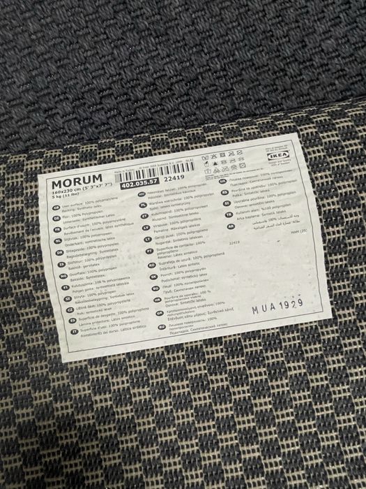 2 tapetes azul escuro 160x230cm