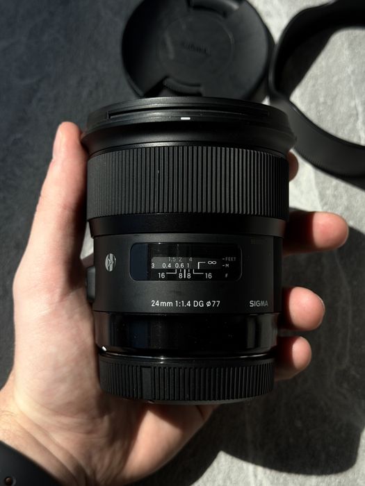 Sigma 24 1.4 art canon ef