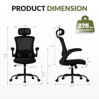 Ergonomiczny fotel biurowy Colamy Black z siatki