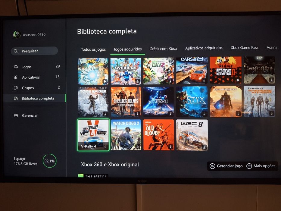 Xbox Series S + 73 Jogos (Baldur’s Gate 3, FC 26, Wukong) + Comando