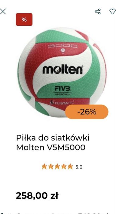 Pilka Molten V5M5000