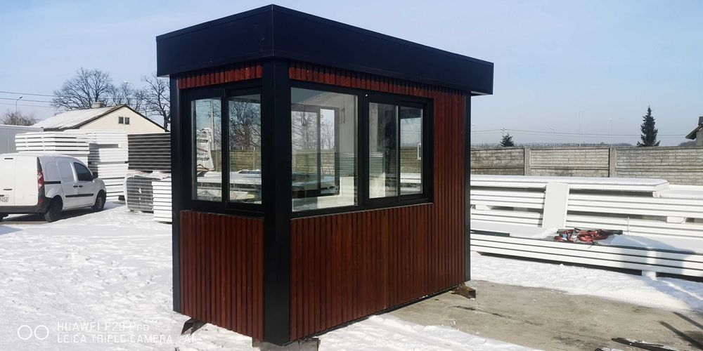 Pawilon Portiernia Wartownia Budka Parkingowa Stróżówka 2,6x2,4m