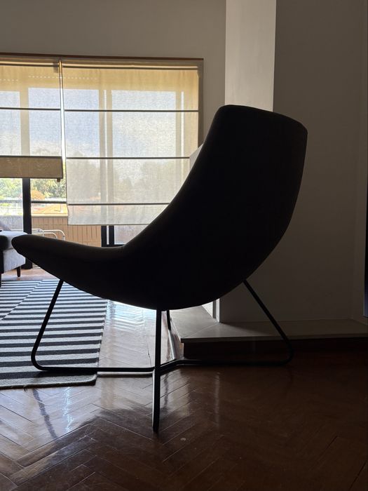 Cadeirão Cinzento/Preto