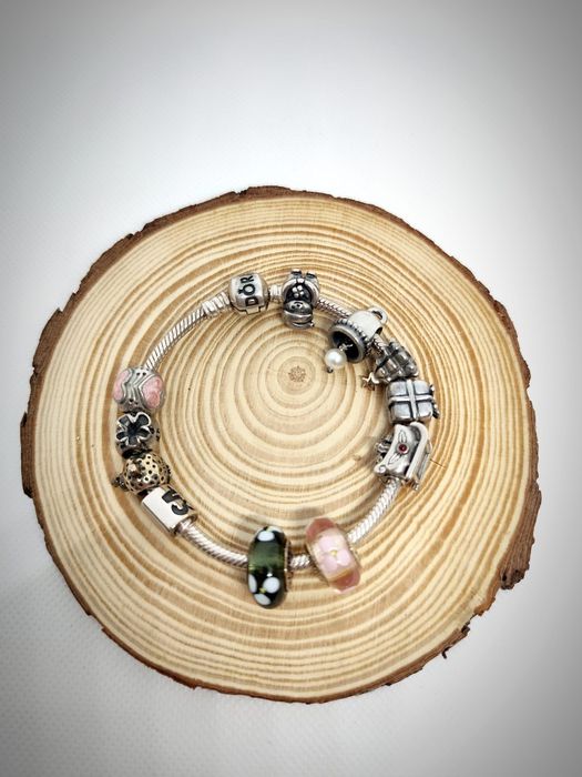Pulseira Pandora Original em Prata 925 com 11 Contas
