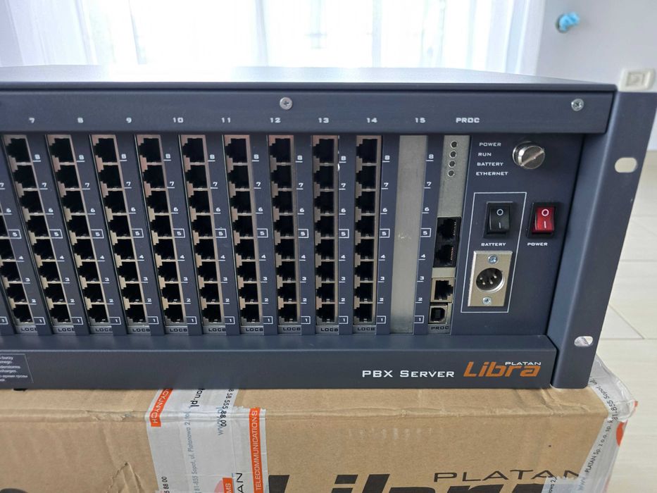 Centrala telefoniczna Platan Libra 6 linii miejskich 40 wew 4 cyfrowe