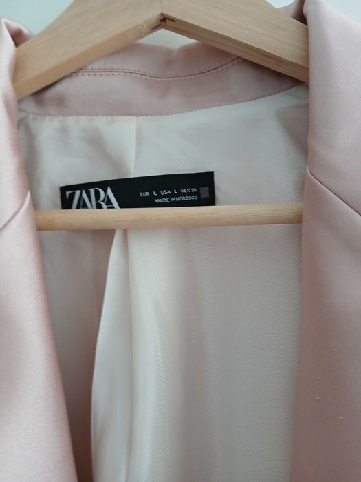 Casaco blazer  rosa L da Zara NOVO
