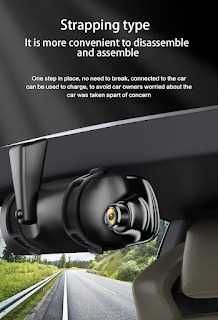 KIT Dashcam espelho com monitor + câmara LCD estacionamento marcha atras carro caravana NOVO