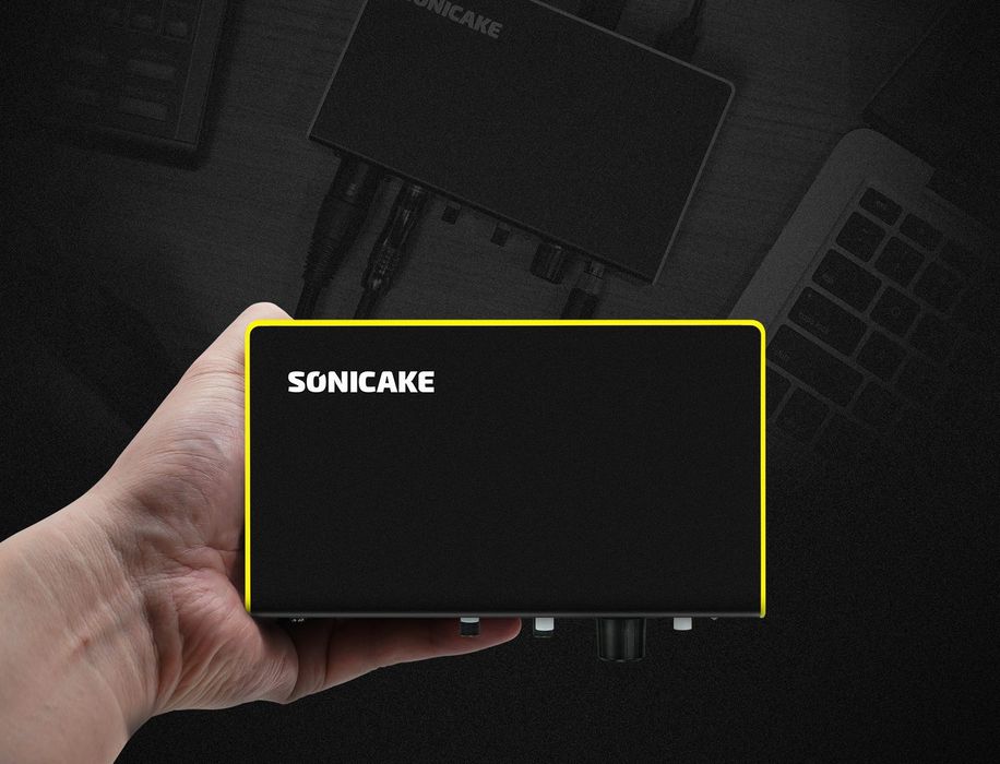 SONICAKE Interfejs Audio USB Mikser Podcast XLR 48V Streaming