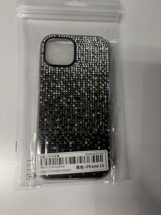 Okazja! Etui iphone  15 glamour,cyrkonie