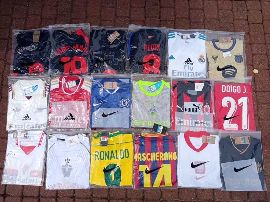 Koszulki piłkarskie S M L XL 2XL