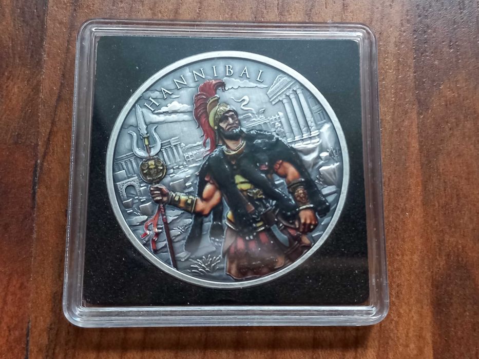 Moeda 1oz "Hannibal" - Apenas 500 Exemplares