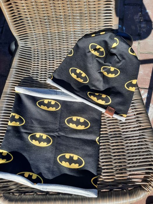 Czapka+komin batman