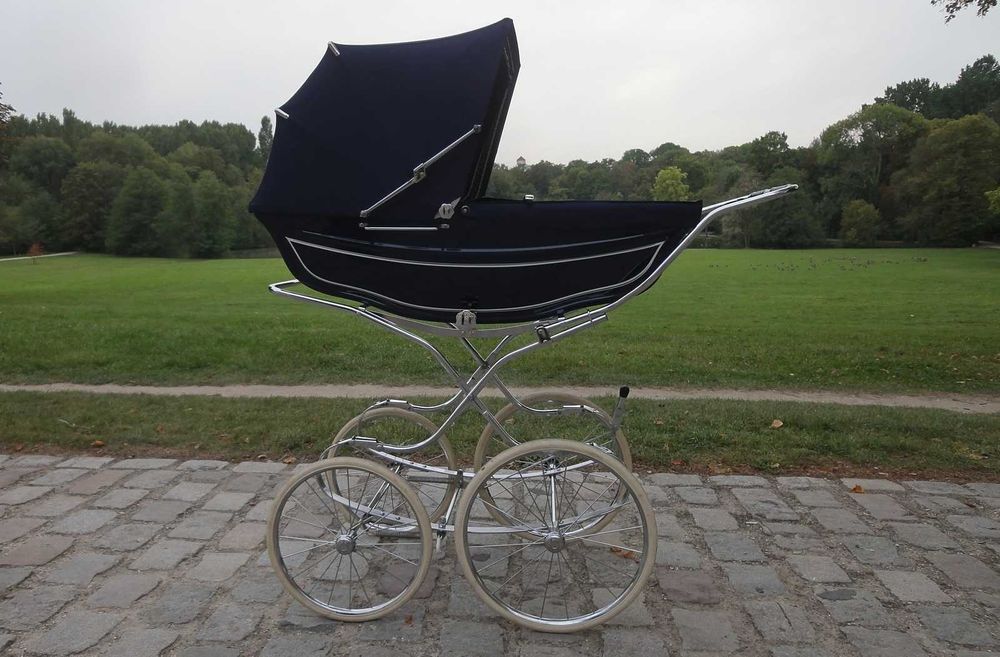 Wozek Gleboki Marmet Imperial Silver Cross retro