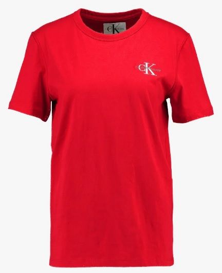 Calvin Klein Monogram Straight Tee - T-shirt z nadrukiem