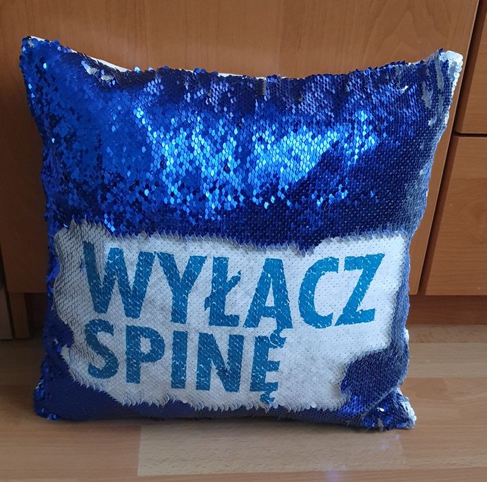 PODUSZKA ozdobna błyszcząca