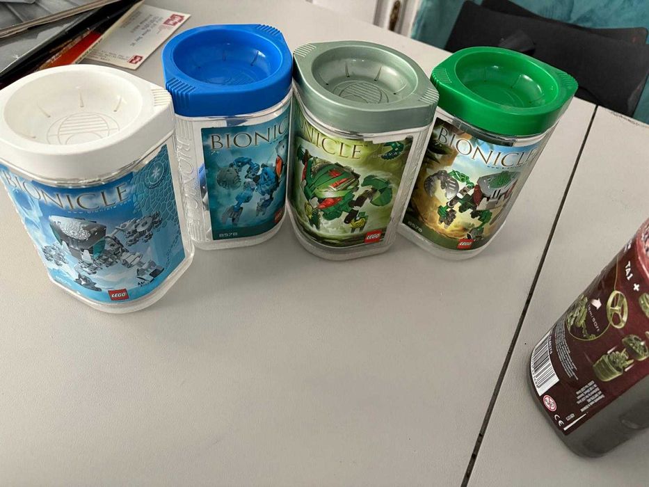 Coleção LEGO BIONICLE Completa – Titan + Toa Metru + Rahkshi – RARA