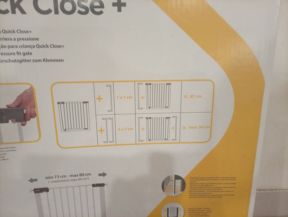 Grade proteção crianças / Barrera proteção crianças