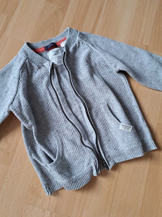 Sweterek sweter szary zara 92
