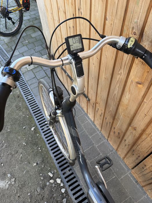 Rower Elektryczny GAZELLE GRENOBLE centralny Impulse 36 miejski M L 53