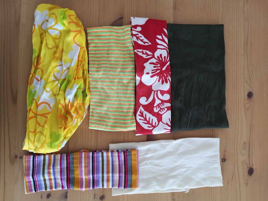 Conjunto 6 fitas para o cabelo