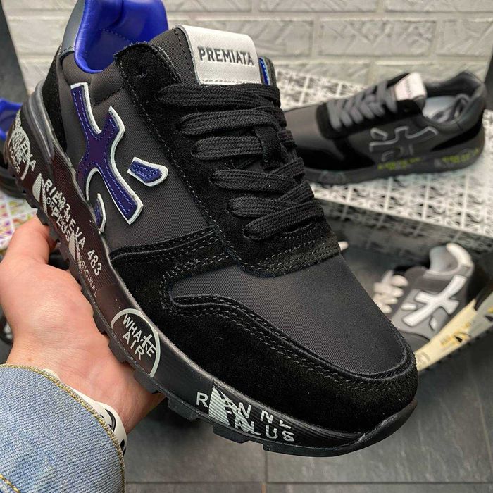 Кросівки PREMIATA Black/Blue 43 (27.5 см) / 44 (28 см)