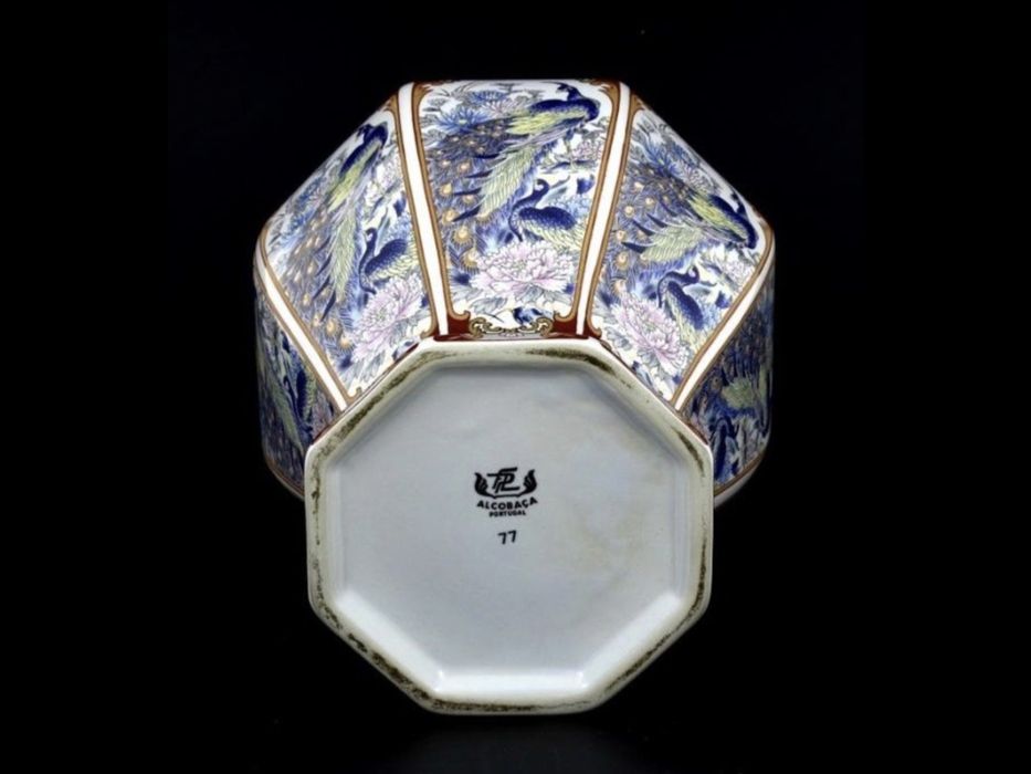 Pote Porcelana Alcobaça antigo