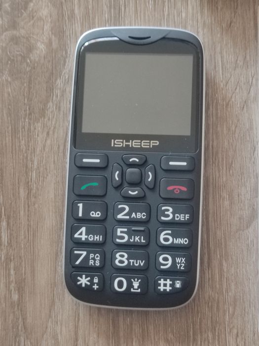 Telemóvel iSheep p/ Idosos / Sénior — Teclas Grandes e SOS (Novo)
