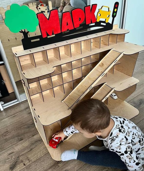 Паркинг детский, парковка, гараж для машинок,трек