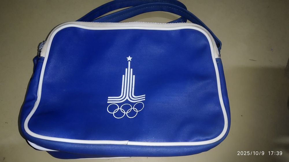 Сумка наплічна, спортивная, винтажная, Олимпиада 80