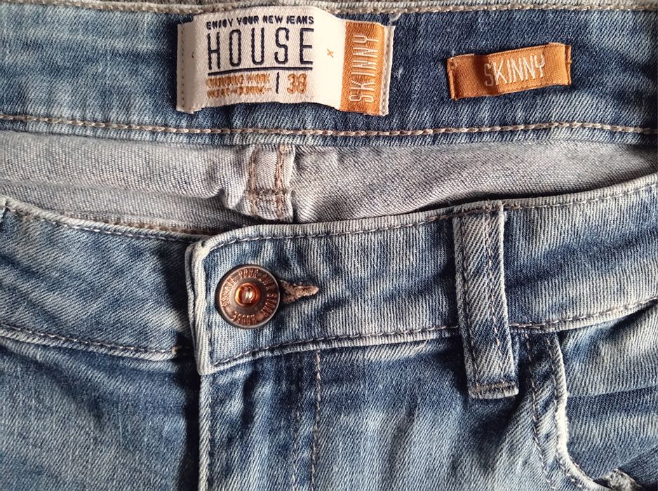 Jeansy House 38 niebieski