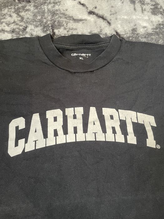 Футболка Carhartt WIP S/S University T-Shirt Чорна (Оригінал)