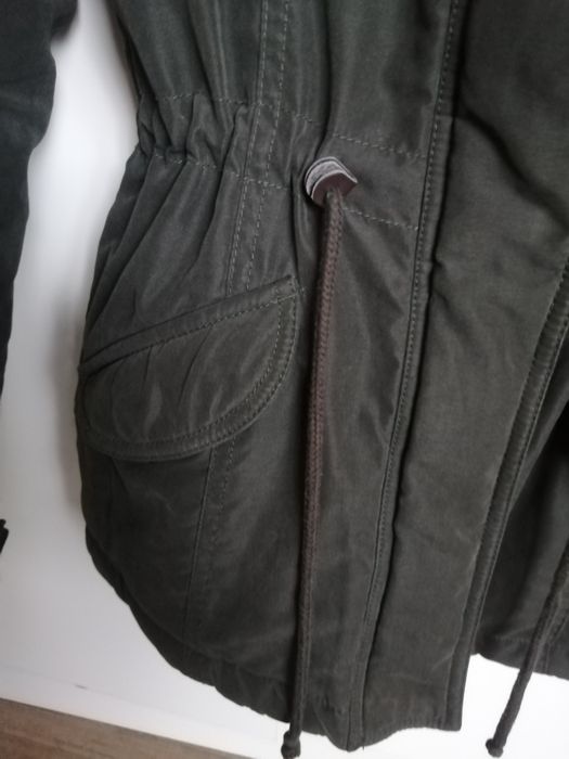 Kurtka parka pikowana
